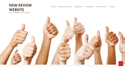 Desktop Screenshot of newreviewsite.com